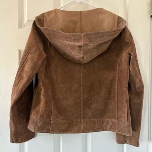The Territory Ahead Brown Suede Jacket